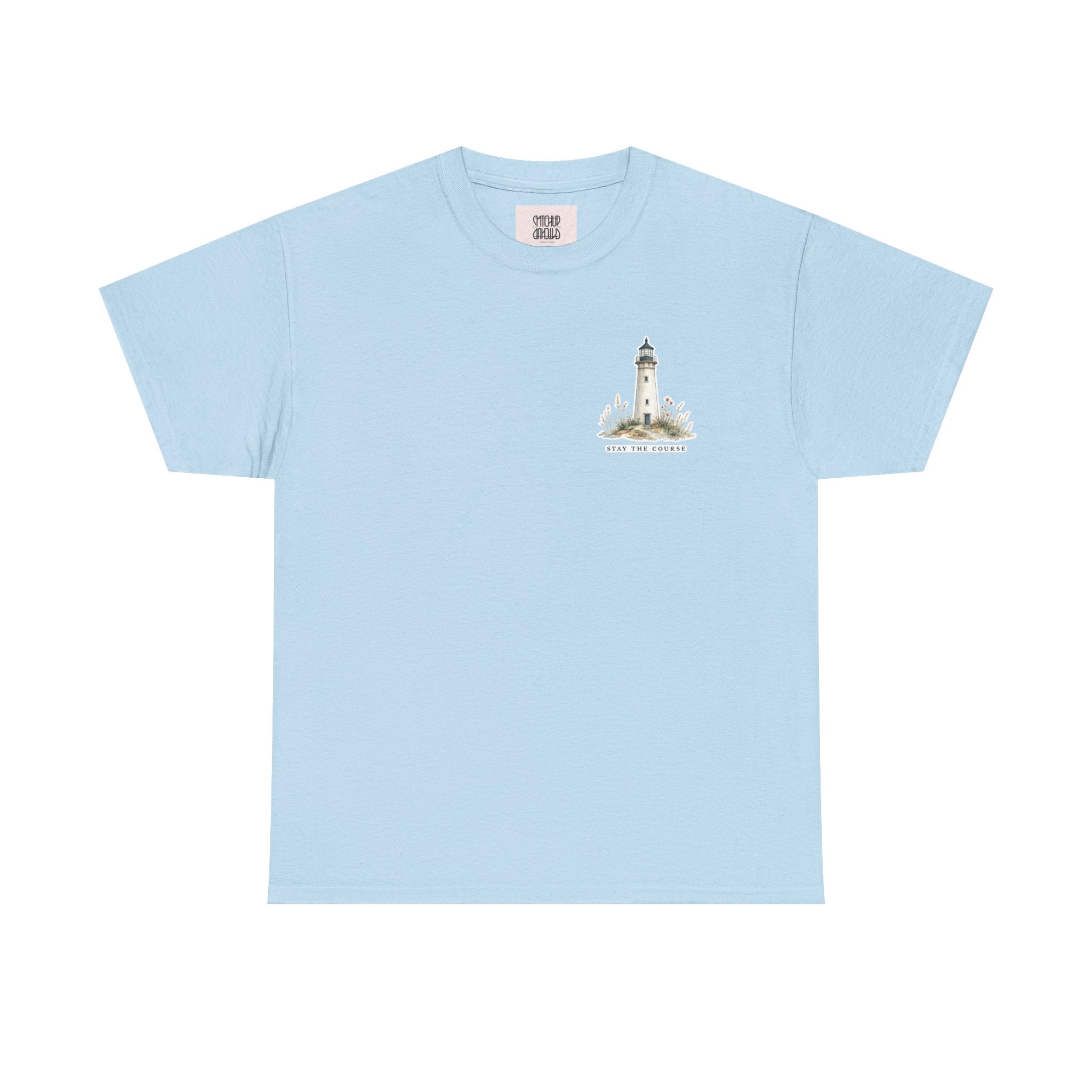 Guiding Light - Coastal Lighthouse Graphic T-Shirt