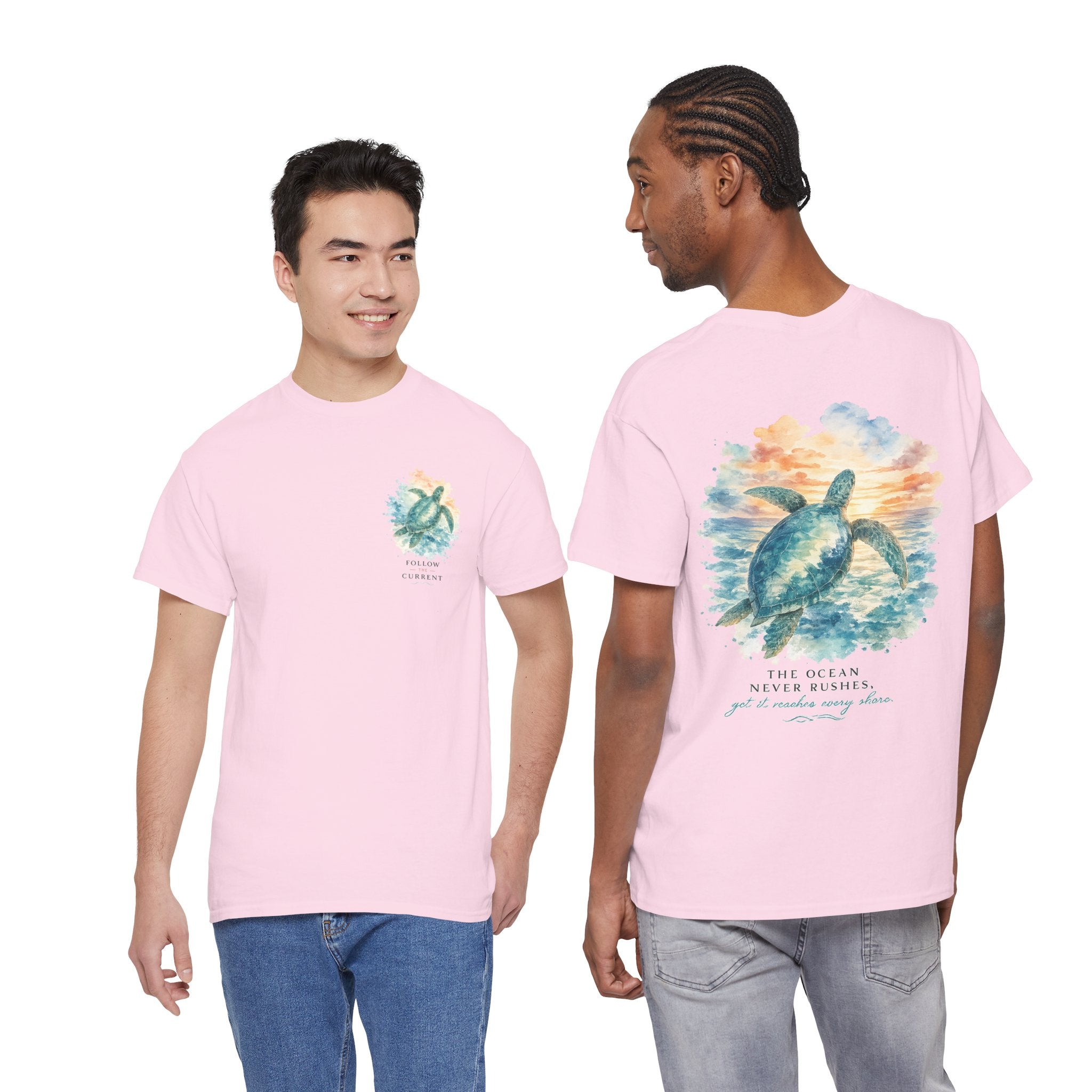 Sea Turtle Journey - Coastal Ocean Graphic T-Shirt