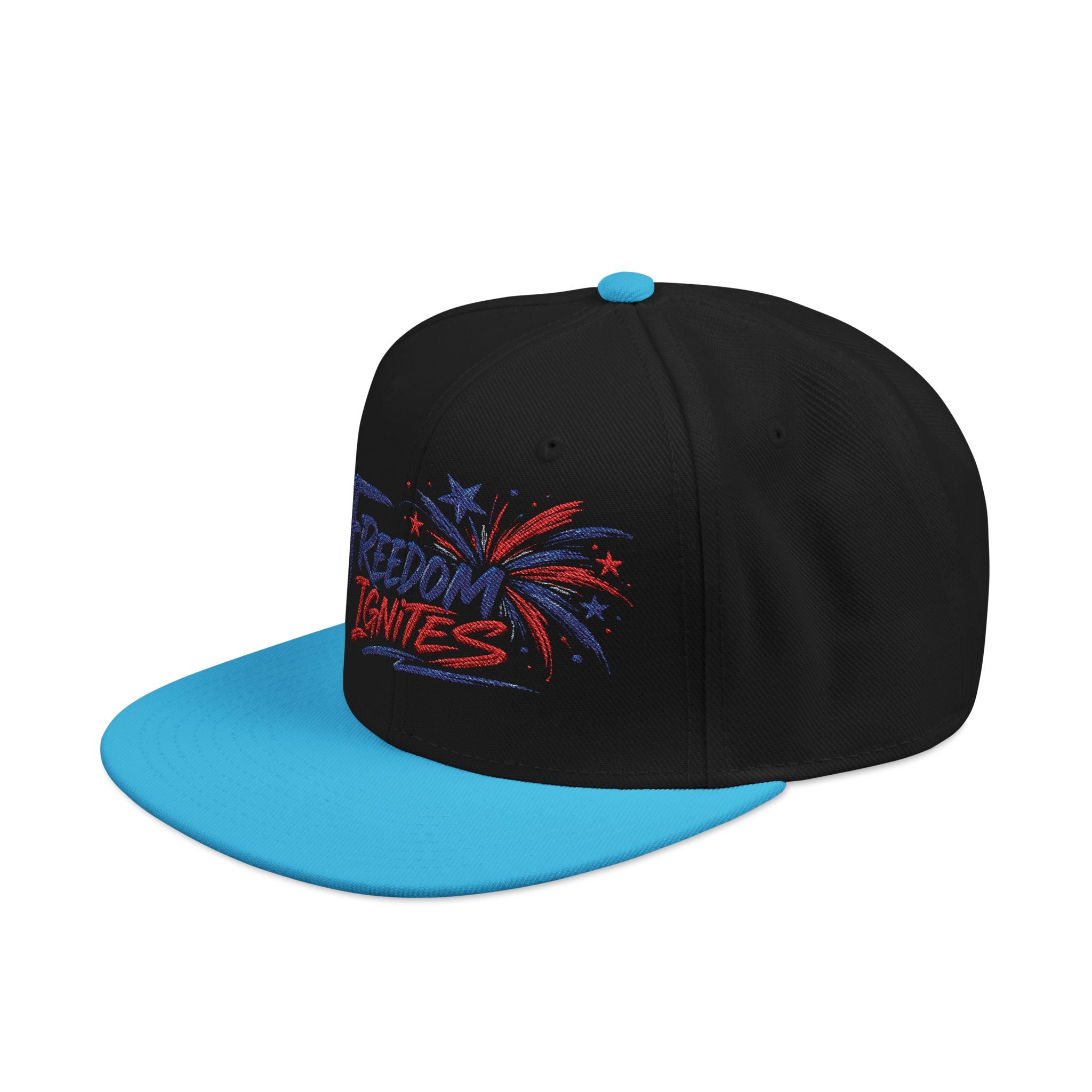 Freedom Ignites - USA Fireworks - Flat Bill Snapback Hat