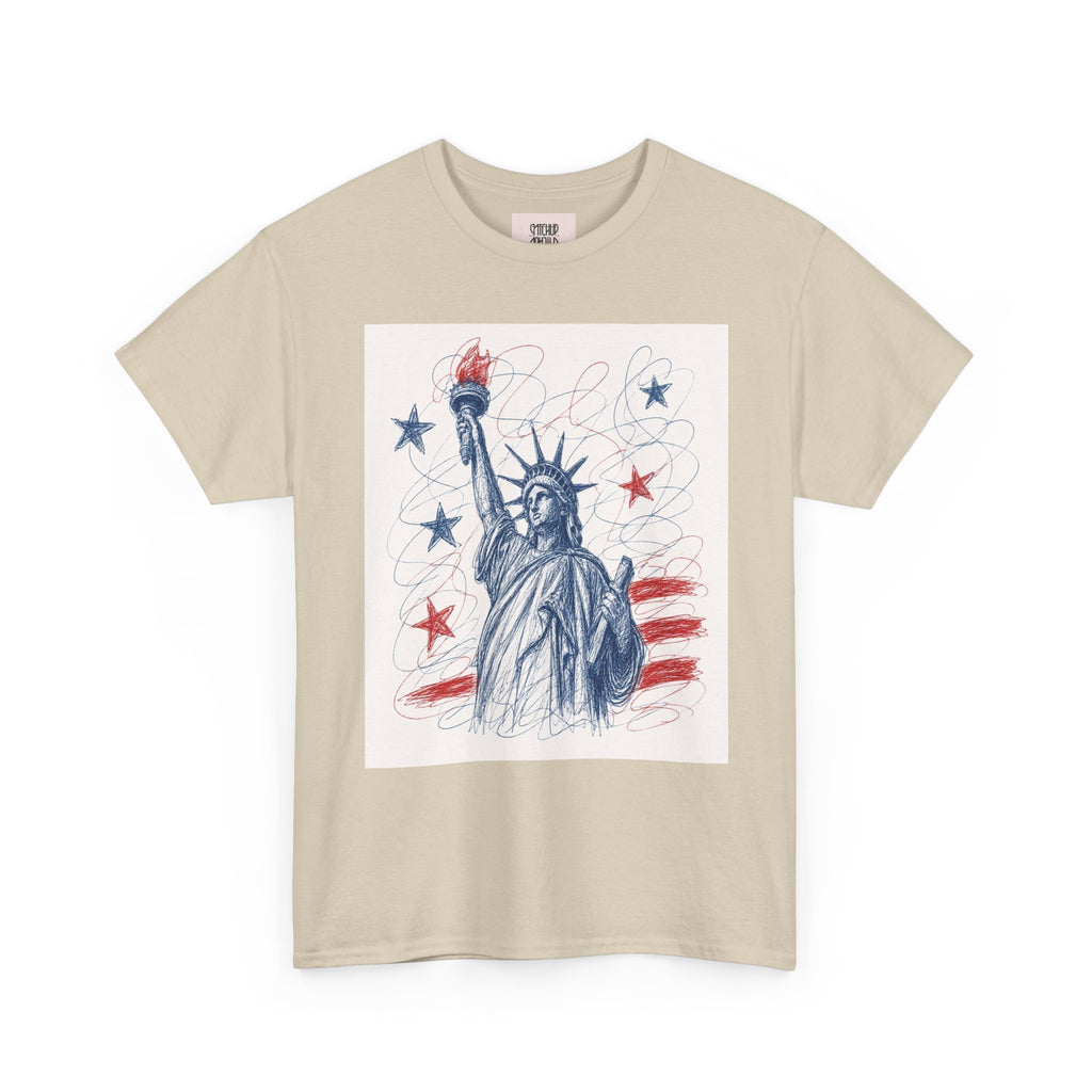 Statue of Liberty - American Freedom - Graphic T-Shirt