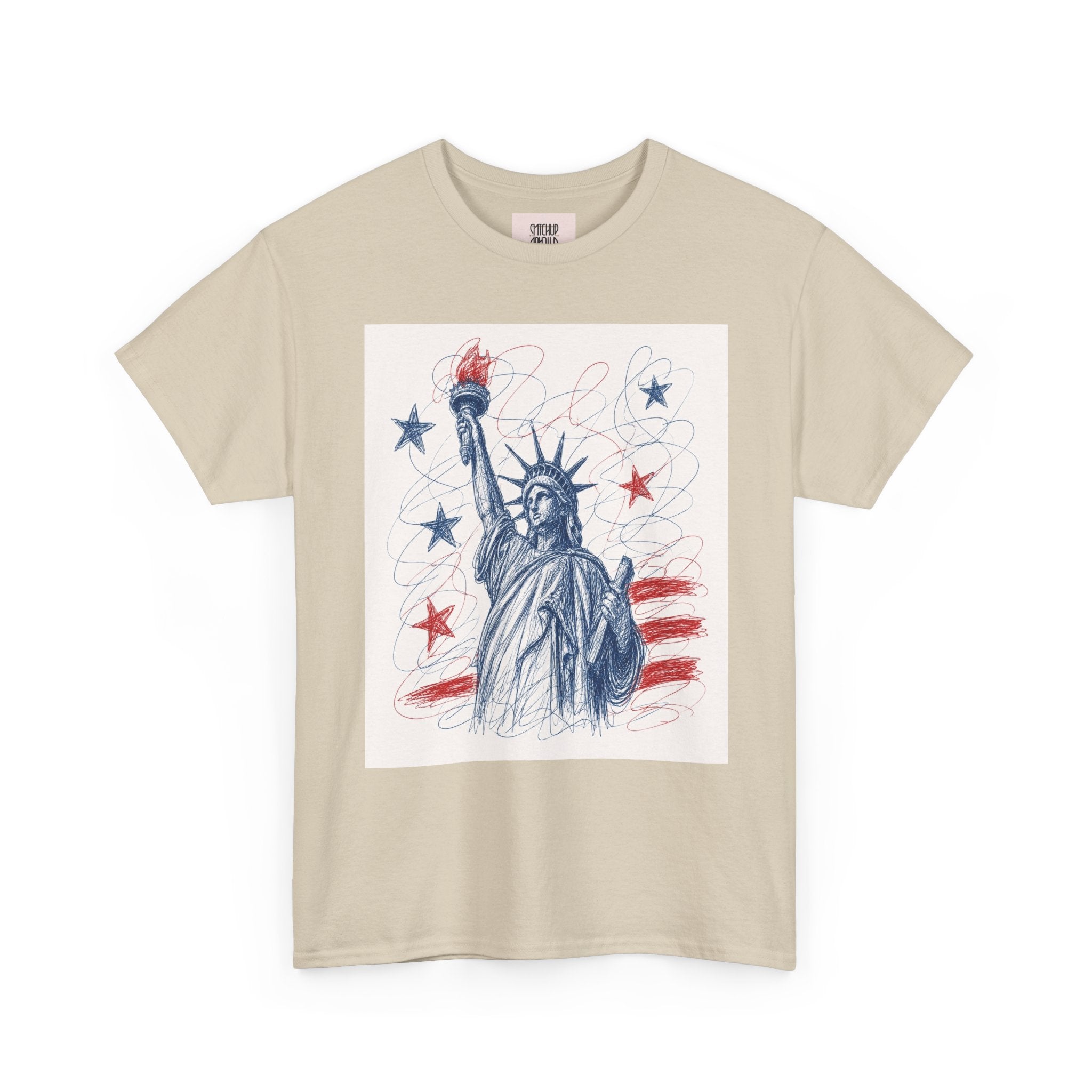 Statue of Liberty - American Freedom - Graphic T-Shirt
