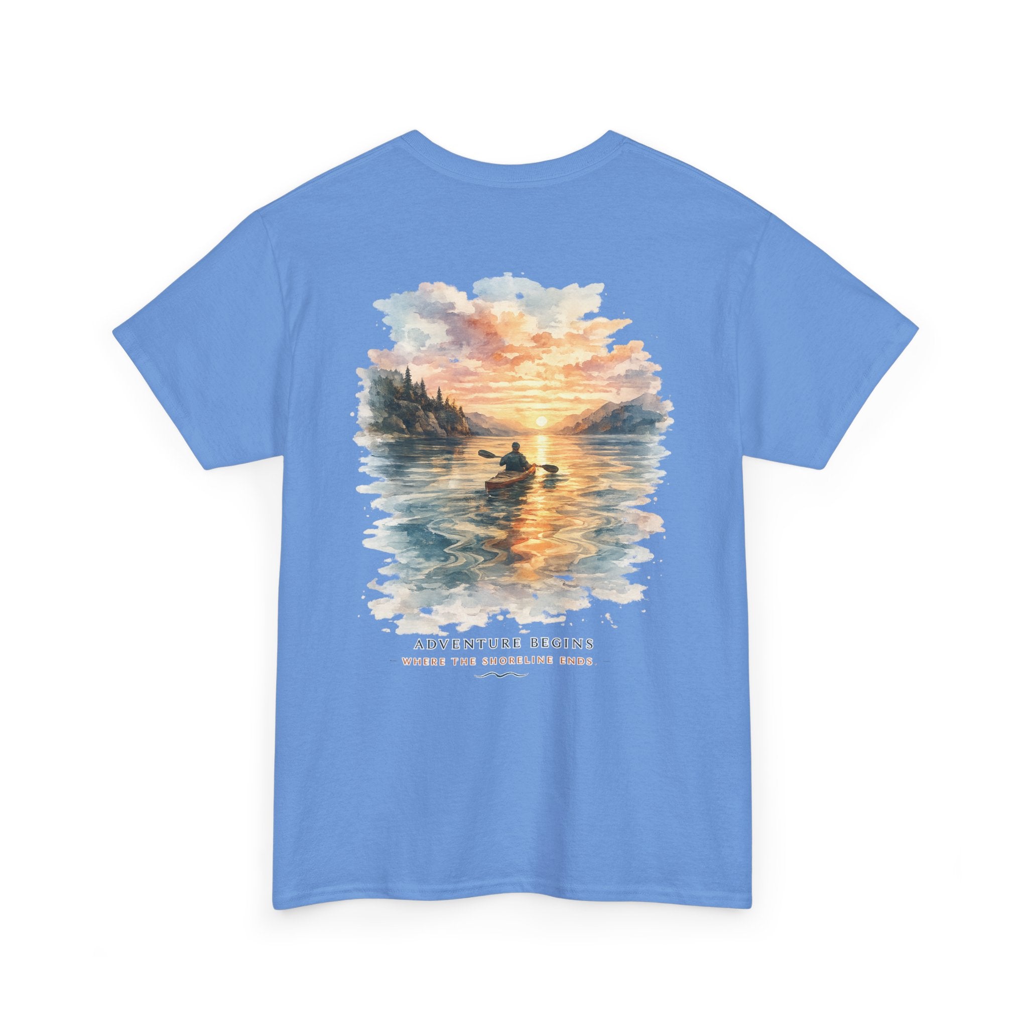 Sunset Paddle - Coastal Adventure Graphic T-Shirt