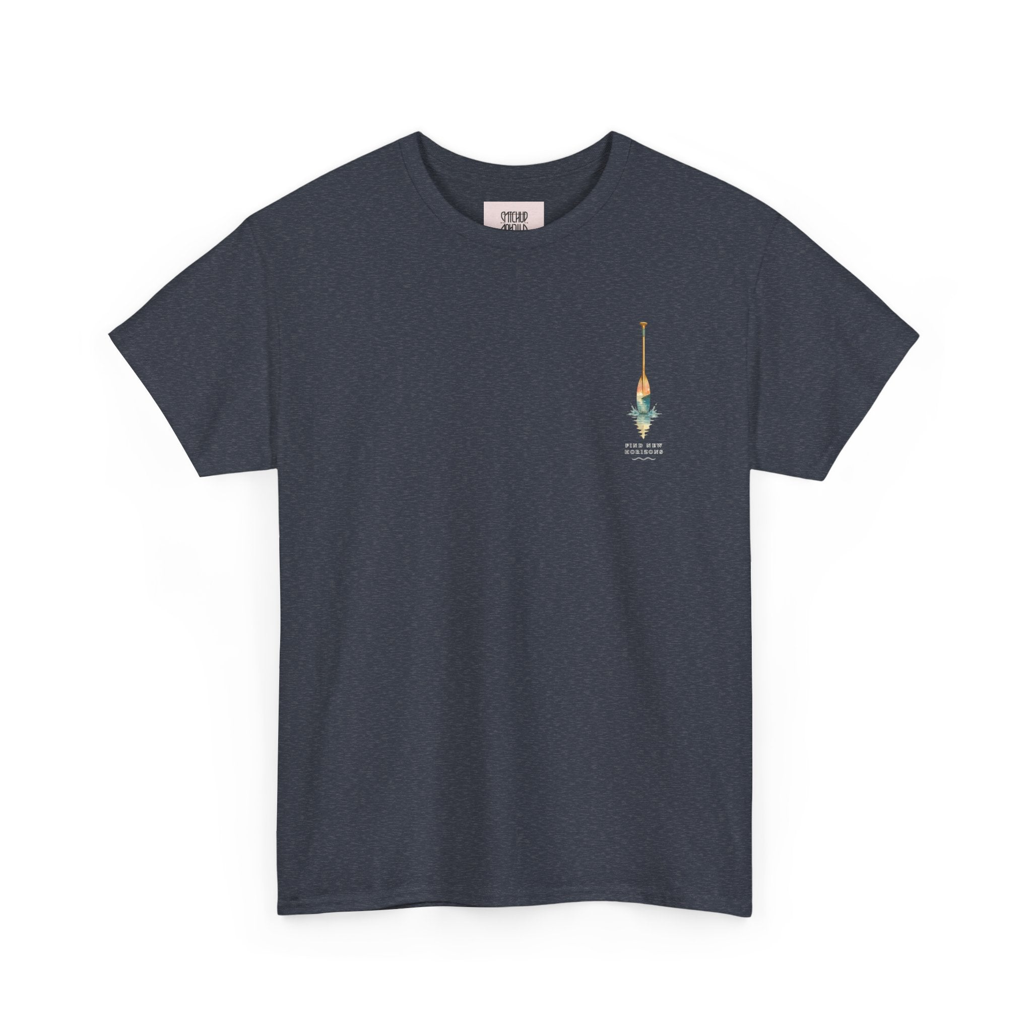 Sunset Paddle - Coastal Adventure Graphic T-Shirt