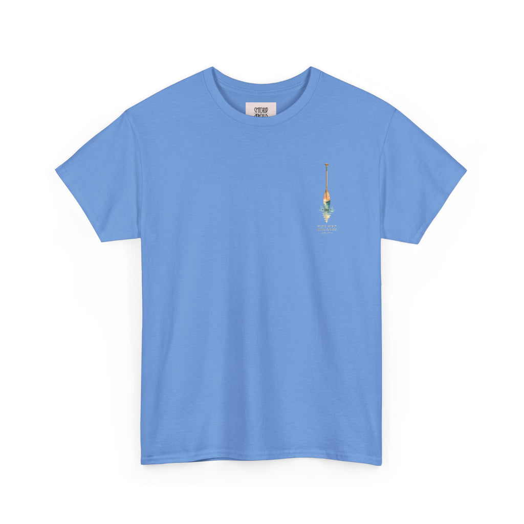 Sunset Paddle - Coastal Adventure Graphic T-Shirt