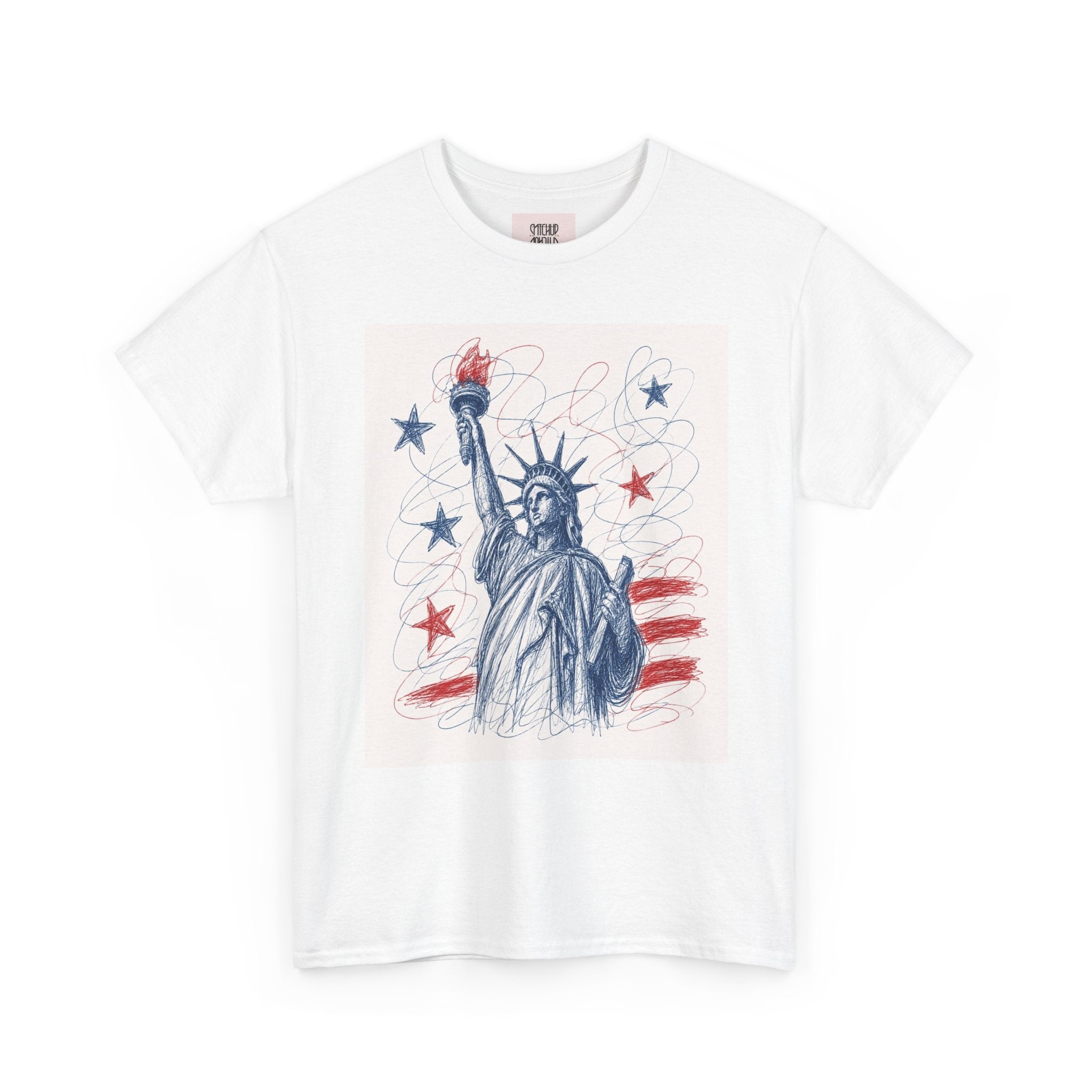 Statue of Liberty - American Freedom - Graphic T-Shirt