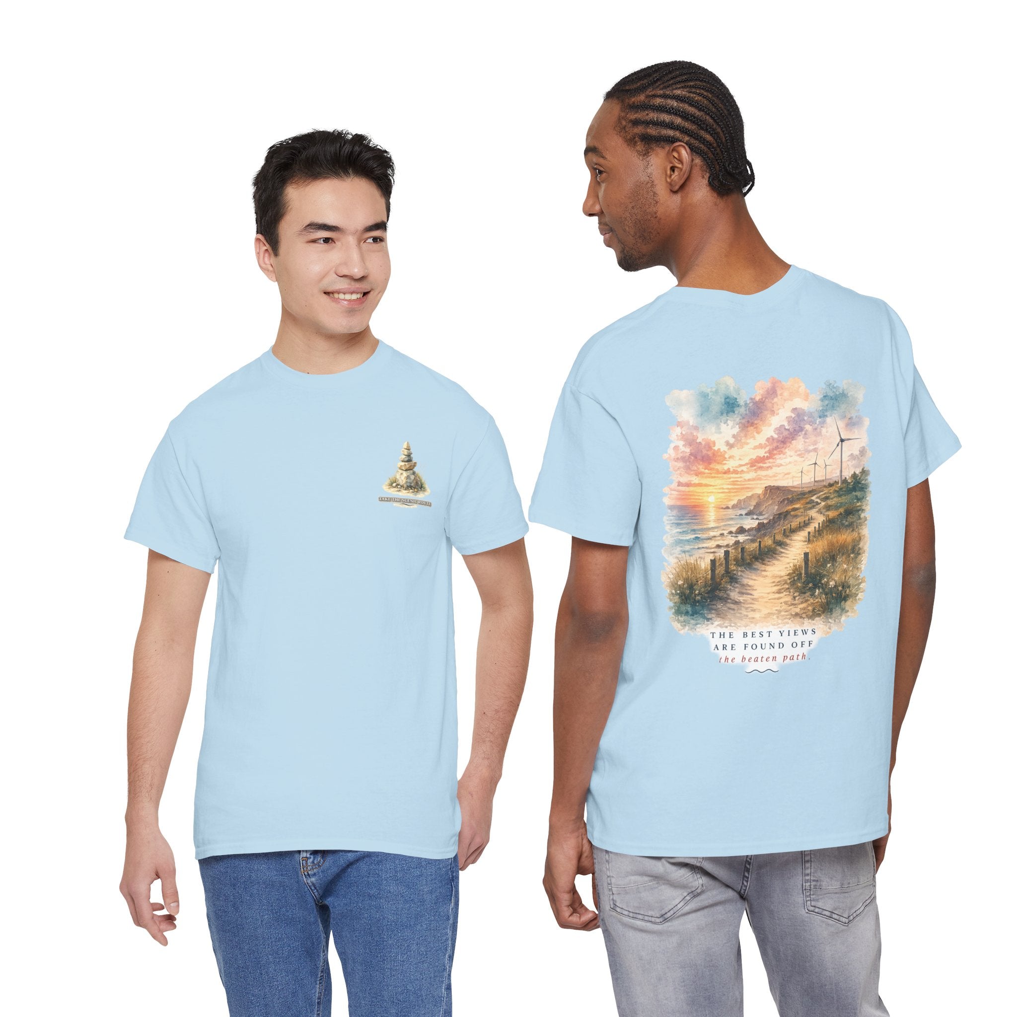 Best View Ahead - Coastal Landscape Summer Graphic T-Shirt