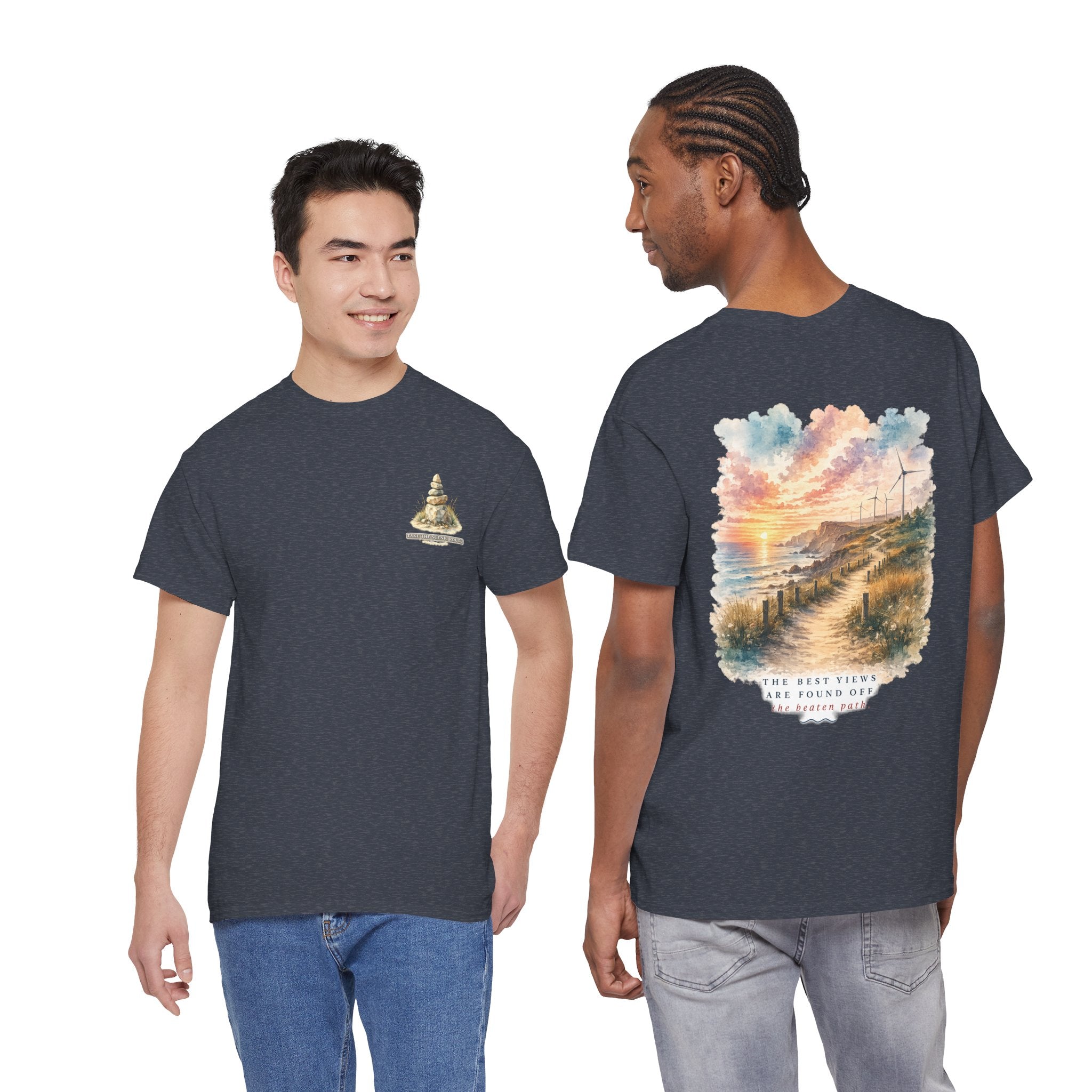 Best View Ahead - Coastal Landscape Summer Graphic T-Shirt