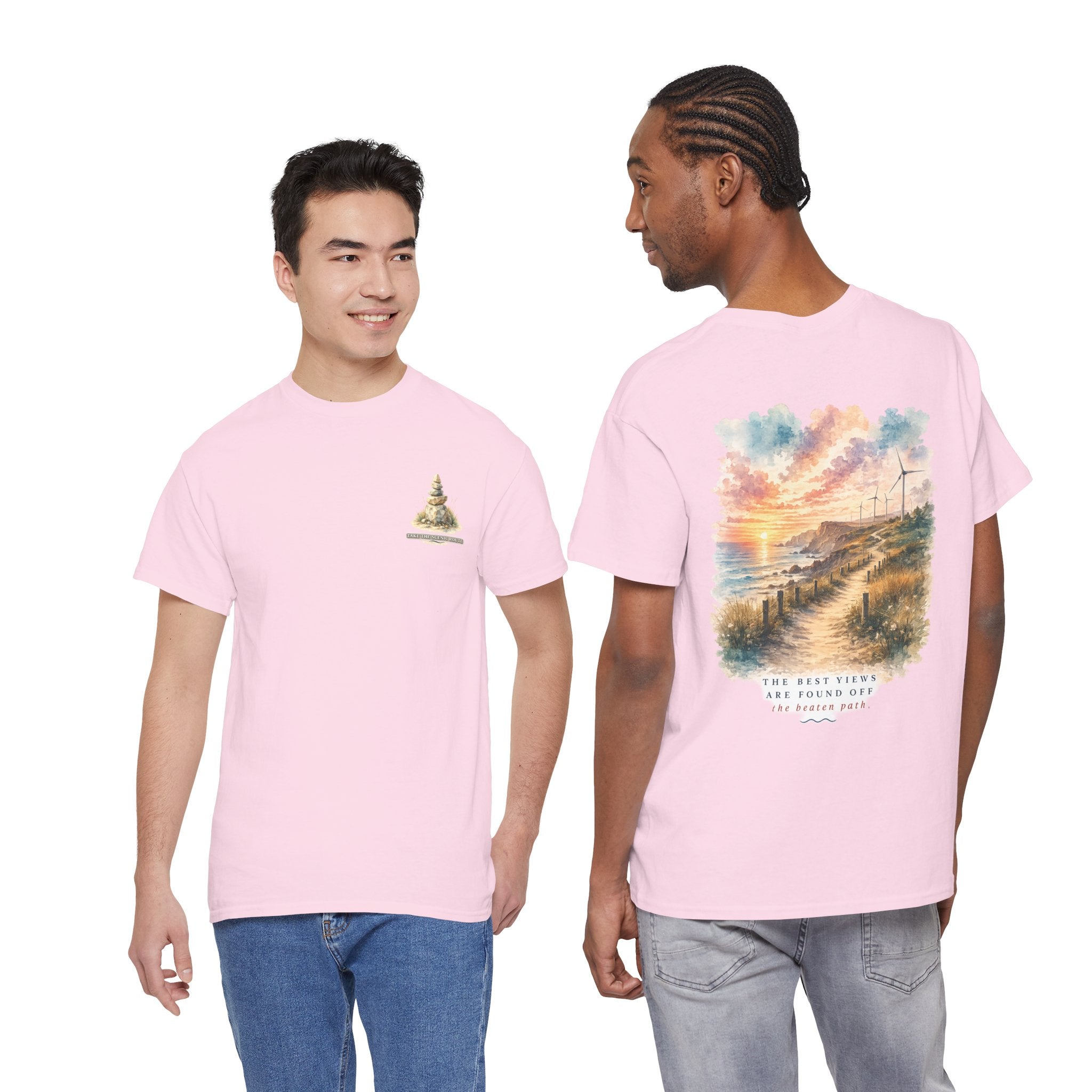 Best View Ahead - Coastal Landscape Summer Graphic T-Shirt