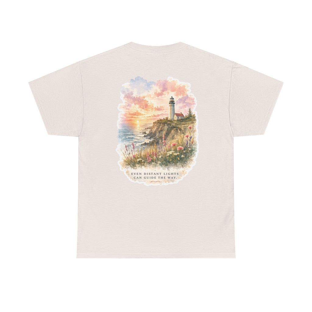 Guiding Light - Coastal Lighthouse Graphic T-Shirt