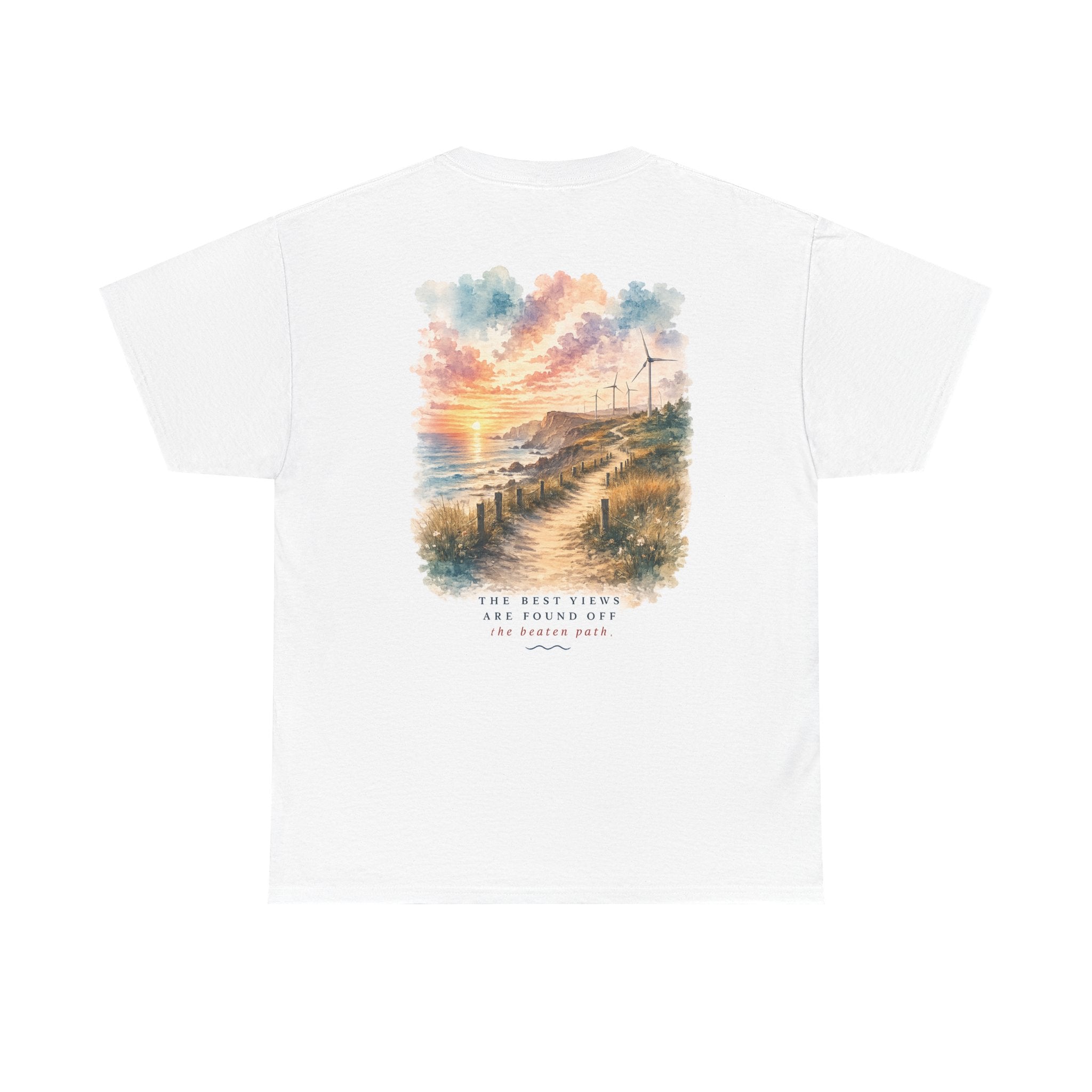 Best View Ahead - Coastal Landscape Summer Graphic T-Shirt