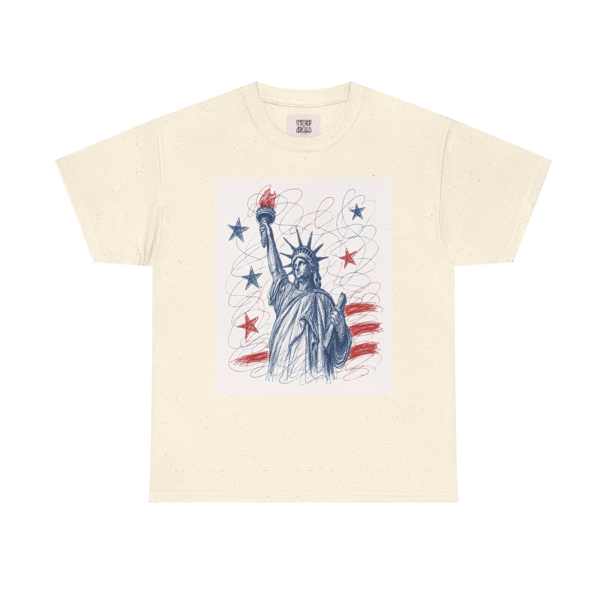 Statue of Liberty - American Freedom - Graphic T-Shirt
